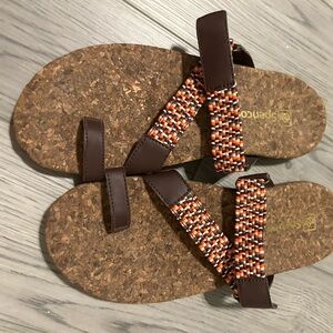Spenco Velcro cork sandals